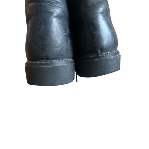 Havana Joe Black Leather Classic Chukka Ankle Boots Women's Size 39 Natural Life - Picture 4 of 6